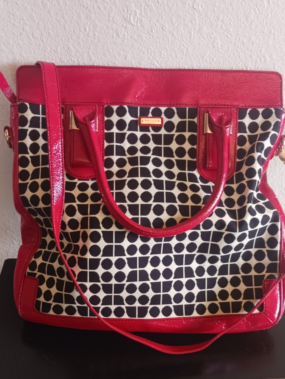 Kate Spade Cornelia Street Noel Blair Tote Bag Purse Patent Red Leather
